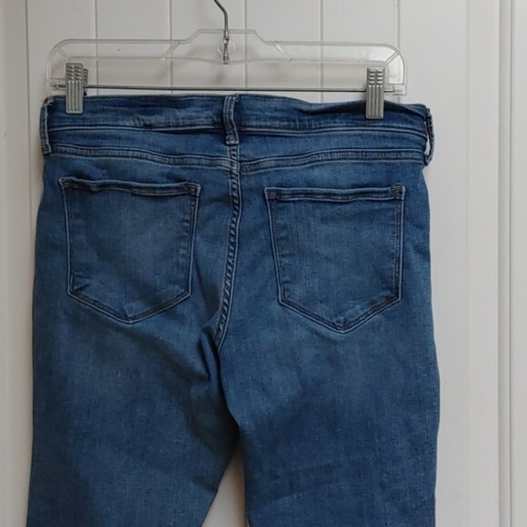 BANANA REPUBLIC Olivia Palermo blue jeans pants with pockets, zipper - Picture 9 of 10